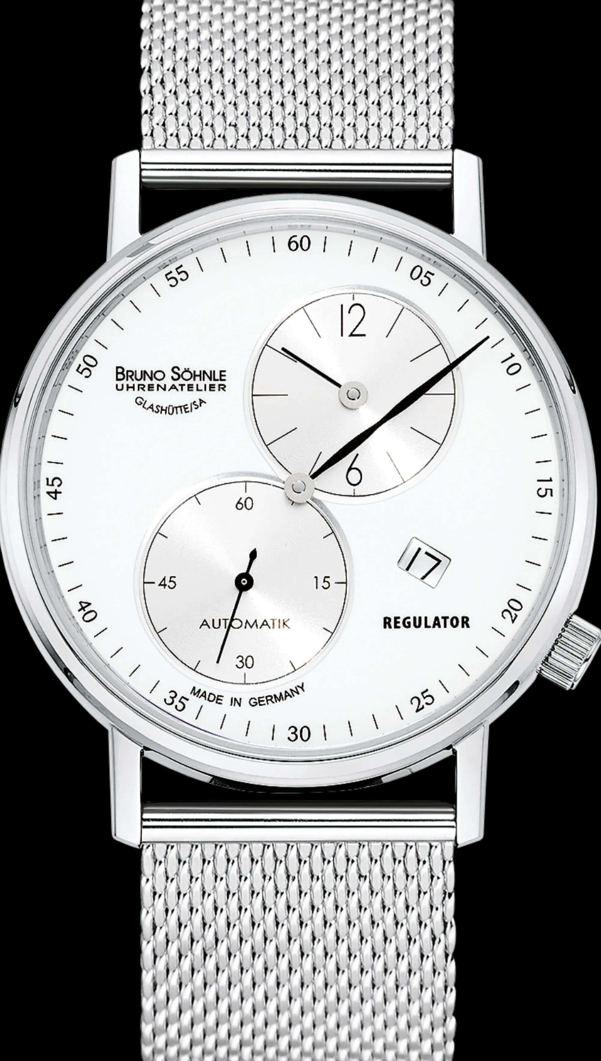 Bruno Söhnle Rondo Automatik Regulator-Mens Elegant