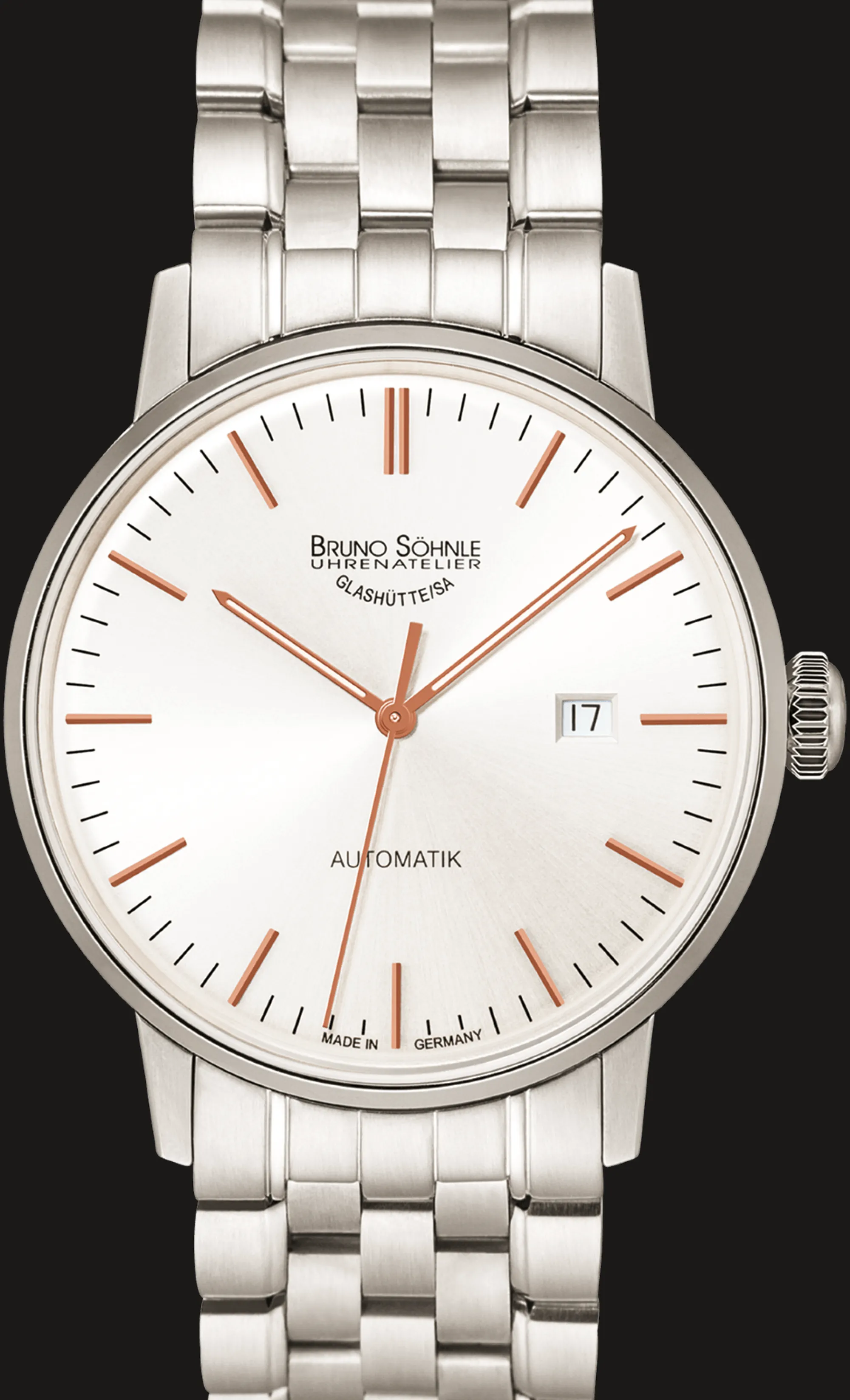 Bruno Söhnle Stuttgart Automatik Big-Mens Minimalist